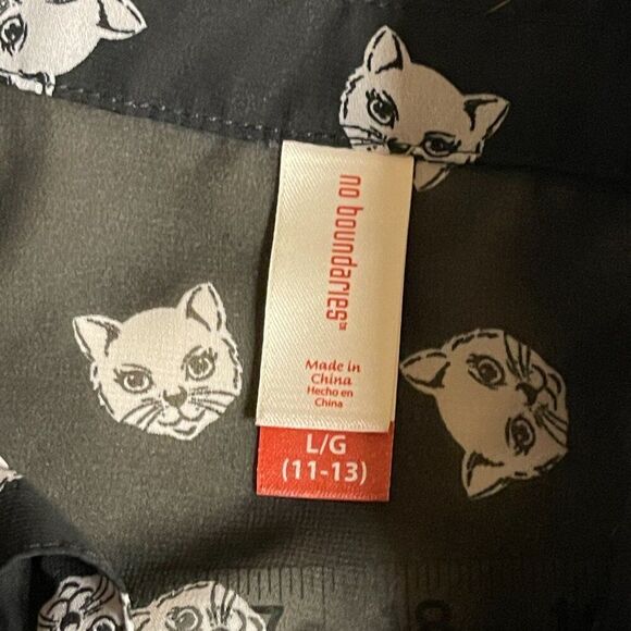 No Boundaries Cat Sheer Button Up Sleeveless BlouseLarge 11/13 - Picture 10 of 12